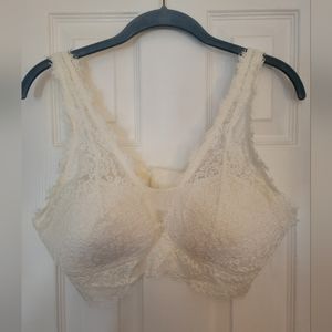 Aerie Bralette Cream XL